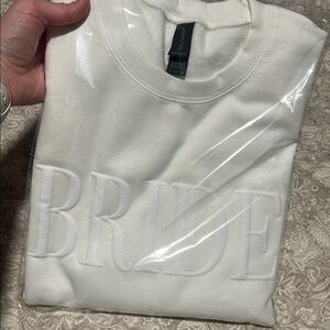 White 'Bride' Sweatshirt